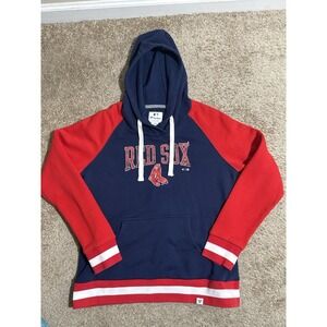 Boston Red Sox Fanatics Hoodie Large MLB Navy Red Pullover